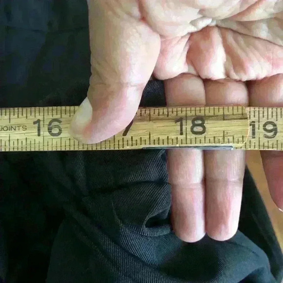 CosPlay Black Strap Pocket Pants Cuffed Bottom Polyester XS - Picture 8 of 10